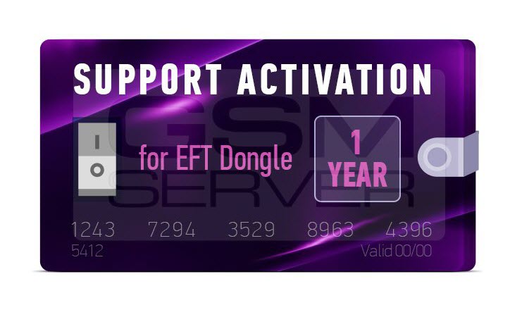EFT Dongle 1 Year Support Activation