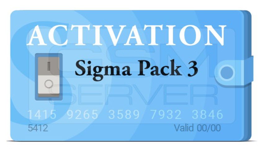 Sigma Pack 3 Activation 