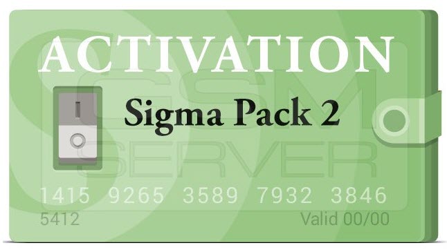 Sigma Pack 2 Activation