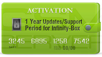 Infinity-Box/Dongle 1 Year Support Activation Chinese Miracle-2 (Release) included